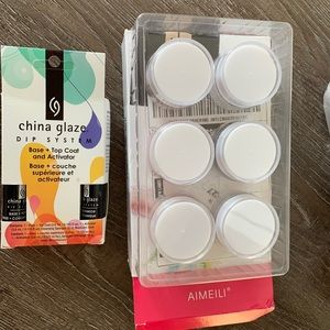 Powder dip nail